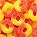 Albanese World's Best Gummi Peach Rings | 7oz Bag of Candy, Pack of 12 | Gluten Free, Fat Free, Soft & Chewy Gummy | Perfect as a Garnish for Parties, Including in a Dessert Bar, & Crafts with Kids