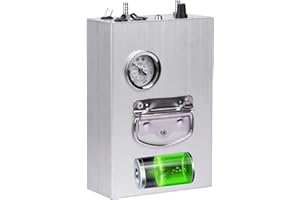 NAOEDEAH Cow Milking Machine Pump Automatic Powerful Milking Vacuum Milker Machine Adjustable Suction Cow Milker Portable Milking Machine for Dairy Cows Sheep Goat Milking Machine (Battery Vacuum Pump)