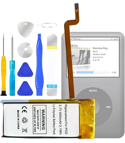 Amazon.com: BORNMIO Replacement for iPod Classic 6th GEN MB147LL A