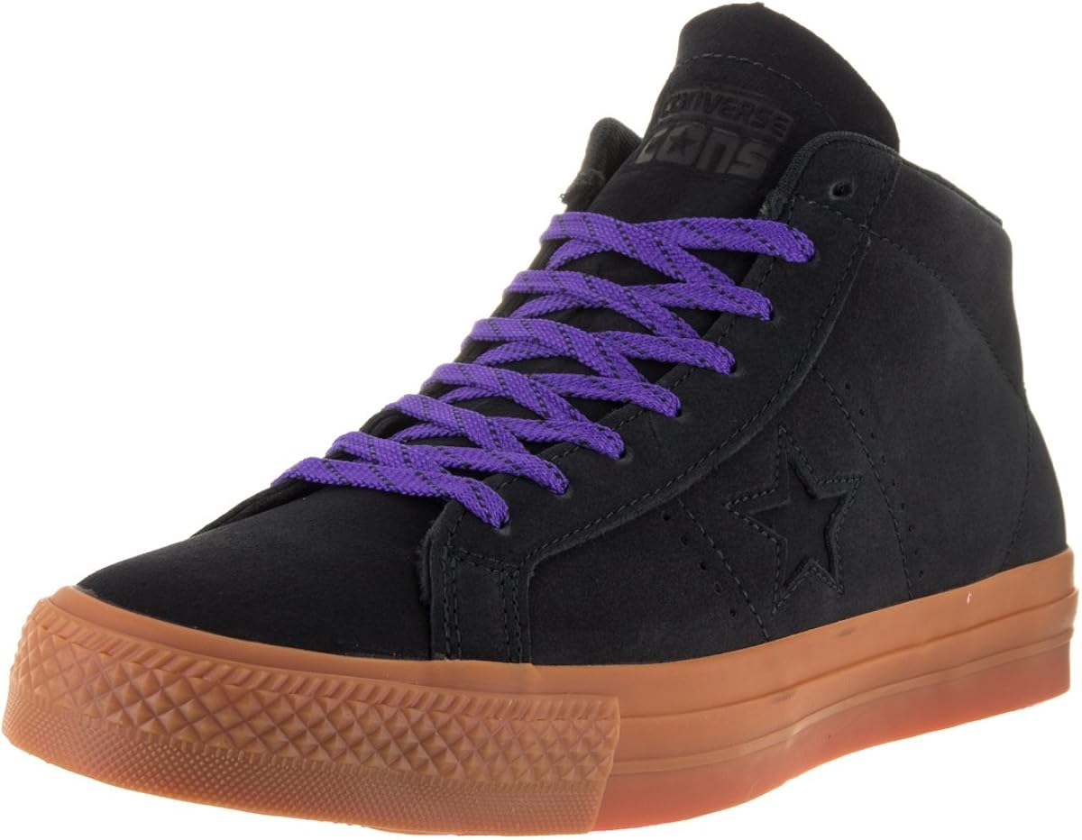 converse one star mid black