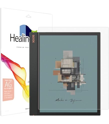 Atfolix 2x Film Protection D'Écran Pour Onyx Boox Note Max Mat&antichoc