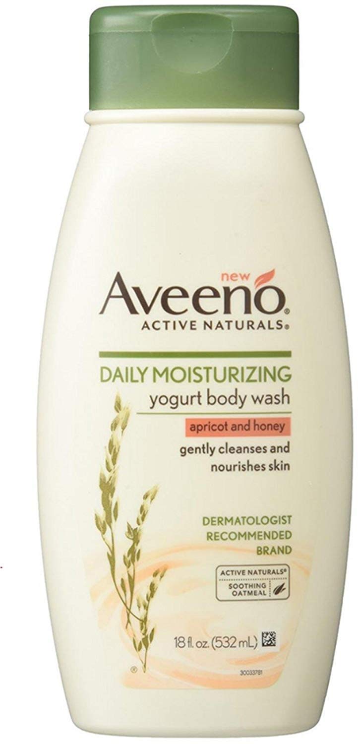 AVEENO Daily Moisturizing Yogurt Body Wash, Apricot and