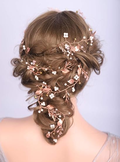 Deniferymakeup Wedding Hair Vine Extra Long Hair Vine For Girls