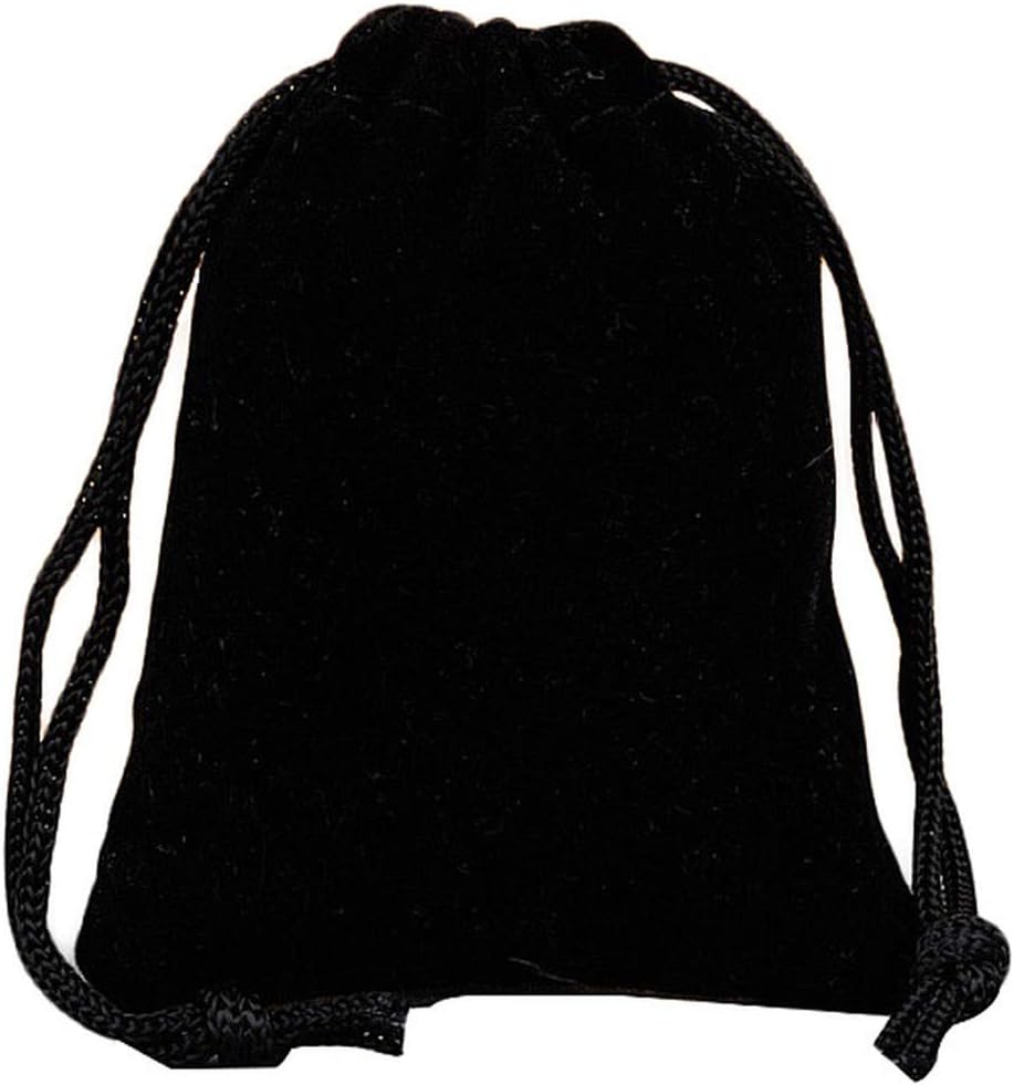 5pcs/lot 12 * 15cm, 10 * 20cm, 13 * 18cm, Velvet Pouches Jewelry Packaging Display Drawstring Packing Gift Bags & Pouches,Black,10x20cm