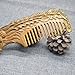 Xuanli® 2 pcs Natural SandalWood Comb Hair Care Anti Static Wooden Hair Massage Natural Brush Beard Comb (M014)