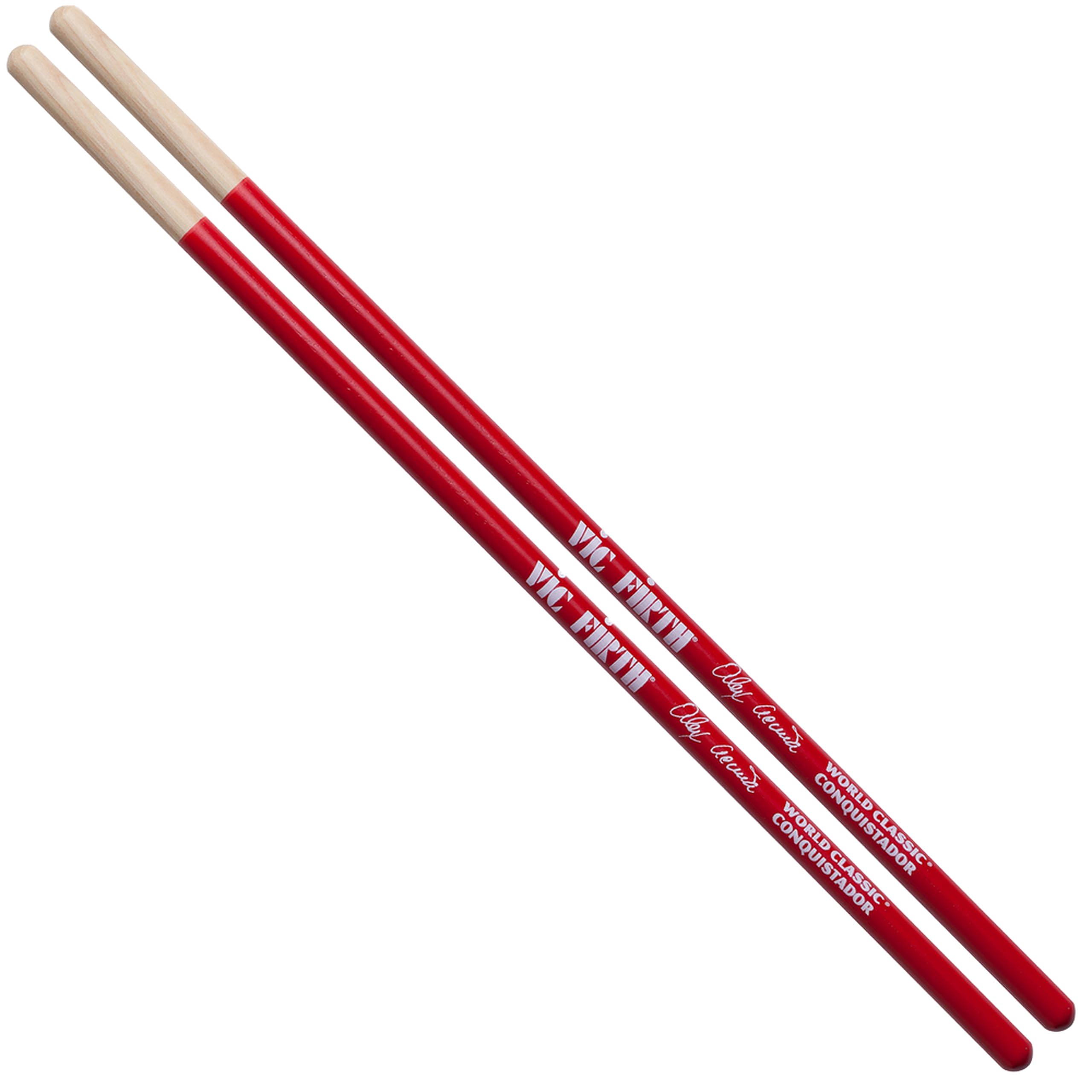 Vic FIrth - World Classic® Timbale Signature sticks SAA - Alex Acuña 'Conquistador' Timbale - Red