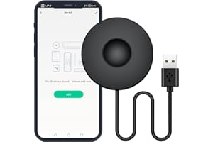 HAOZEE Smart IR RF Remote Control,Tuya Universal WiFi Infrared Remote Control for TV DVD Air Conditioner and RF appliances Roller Blinds ect,Compatible with Alexa, Google Home¡­