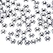 Outus 1440 Pack Clear Flat Back Rhinestones Round Crystal Gems, 4.8 mm