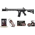 Lancer Tactical Gen 2 Durable Airsoft M4 SPR Interceptor AEG Polymer- Full/Semi-Auto, 1000 Rounds Bag of 0.20g BBS, Battery& Charger Included