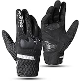 MVPTOO Motorcycle Riding Gloves for Men & Women - Touchscreen Compatible with Rubber Protection - Extra Grip & Lightweight for All Rides