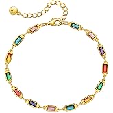 Dainty Gold Bracelets for Women, 18 Gold Plated Adjustable Evil Eye/Butterfly/Beaded/Pearl/Heart/Turquoise Handmade Bracelet for Women