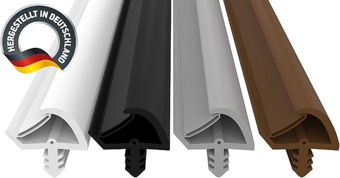 Türdichtung Weiß 25m - 3mm Nutbreite / 7mm Nuttiefe / 12mm Falz