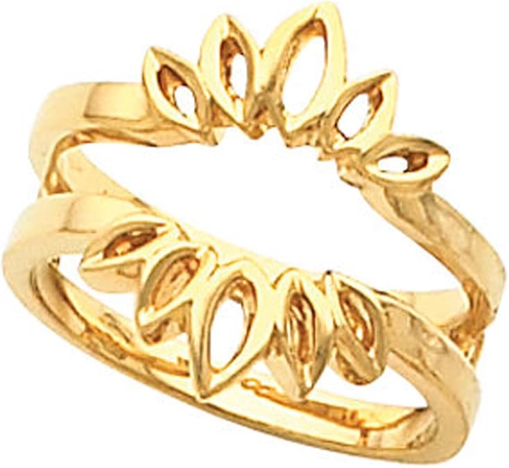 All Metal Ring Guard in 14K Yellow Gold (Size 6) Banvari