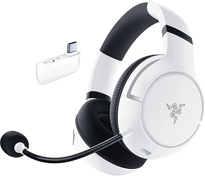 Razer Kaira HyperSpeed Wireless Headset Xbox White TriForce 50mm Drivers
