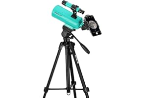 Sarblue Maksutov-Cassegrain Telescope, Mak60 Telescopes for Kids Adults 750x60mm, Compact Portable for Travel, Beginner Astronomy Telescope with Adjustable Tripod Finderscope and Phone Adapter