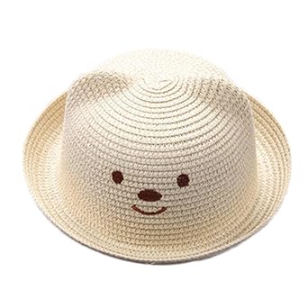 Fuibo Sonnenhut, Sommer Baby Cartoon Kinder Breathable Hut Strohhut Kinder Hut Junge Mädchen Hut Kappe| Kinder Kappe Fischerh