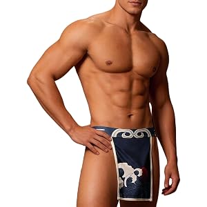 Men's Breathable Loincloth Underwear Split Side Seamless, Quick Dry, High | Elasticity Sports Thong Lingerie Briefs