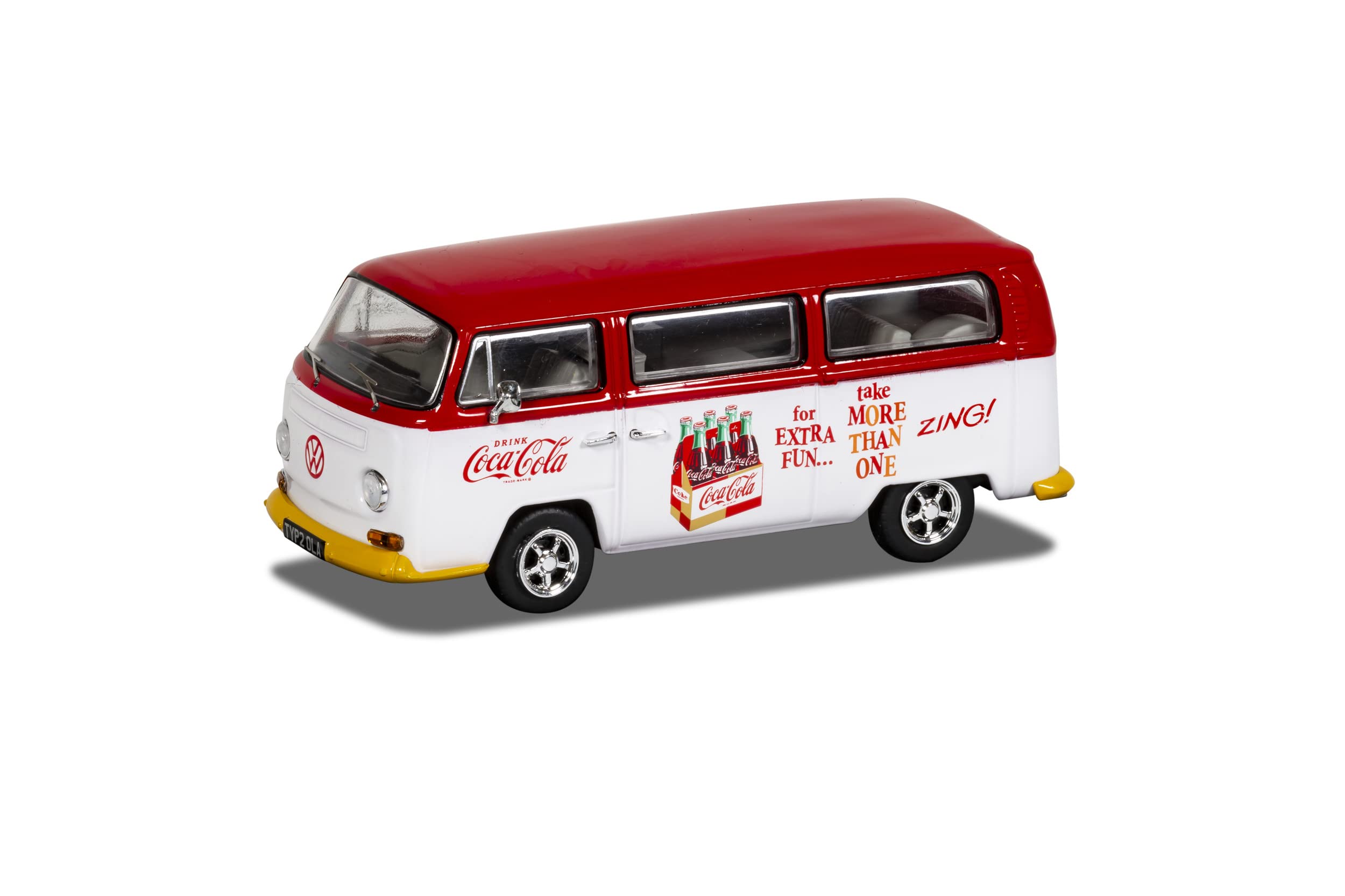 Corgi Diecast Model Cars - CC02744 Coca Cola VW Camper Zing - Men, Women & Kids Souvenir Gifts from UK - Small Die Cast Toy Car Models for Boys, Gift for Motor Enthusiasts
