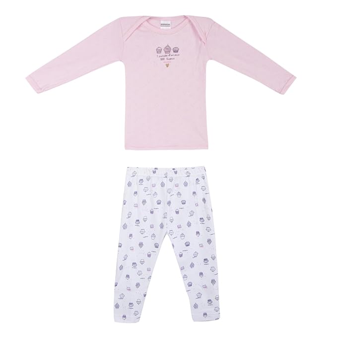 pijama bebe rosa