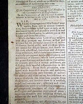 Amazon.com: re. XYZ AFFAIR French Relations with France & JOHN ADAMS