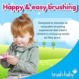 Brush-Baby BabySonic Kids Electric Toothbrush Teal 0-36 Months LED 2-Min Timer view 3