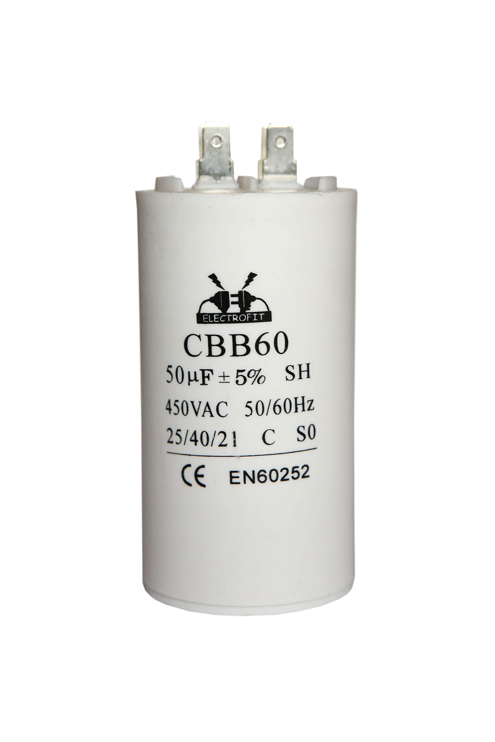 Motor Capacitor 450V AC 50 uF CBB60 Buy Online in UAE. Industrial