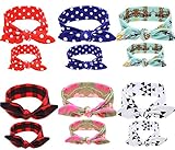 DHnewsun Beautiful Rabbit Ear Headband Highest Quality Mother and Baby Headbands