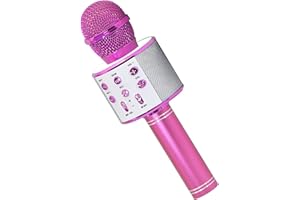 Karaoke Machine Microphone Handheld Microphone,Portable Speaker Karaoke Machine Home KTV Player, for Android & iOS Devices, f