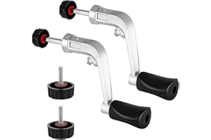 EZYMIVS 2 Pack Fishing Reel Handle, Fishing Reel Rotary Knob Power Handle for Fishings Handles Replacement Parts, Middle Size Type 1000-4000