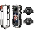 Amazear Metal Protective Case for Insta360 X5 Accessories, Insta 360 X5 Multifunction Utility Frame Stronger Construction Alu