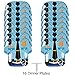 My Family Gift Shoppe Police Party Supplies Policeman Policewoman Birthday Party Tableware Bundle Set Includes Tablecloths, Plates, Napkins, Cups, Plus More for 16 Guests