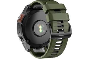 U-LIMVE Watch Band for Garmin Fenix 7 Pro/Fenix 7/Fenix 6/Fenix 6 Pro/Fenix 5/Epix Pro 47mm, 22mm Silicone QuickFit Replacement Bands for Garmin Forerunner 965/955/945/935