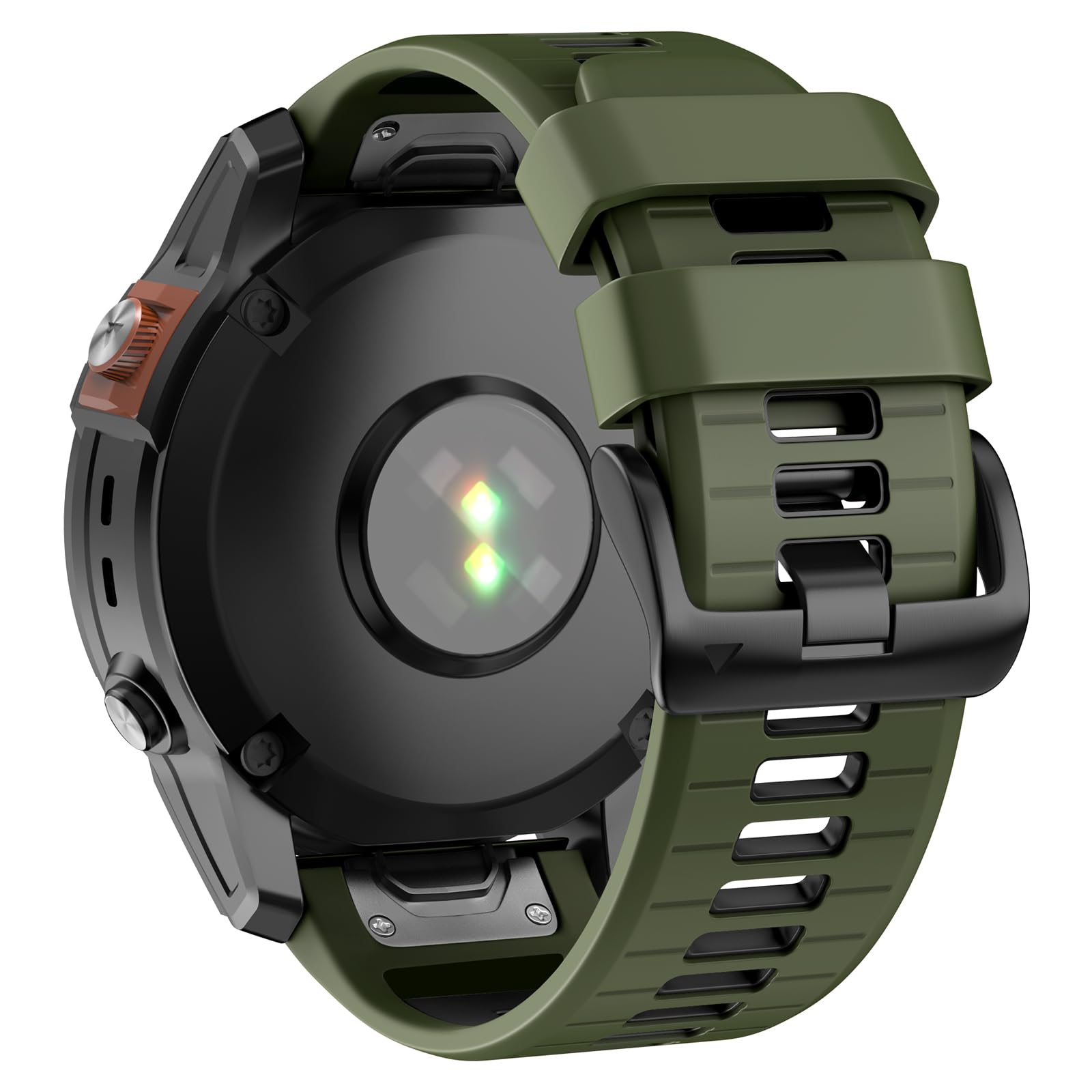 U-LIMVE Watch Strap for Garmin Fenix 8 47mm/Fenix E/Fenix 7/Fenix 7 Pro/Fenix 6/Fenix 6 Pro/Fenix 5/Epix Pro 47mm, 22mm Silicone QuickFit Replacement Bands