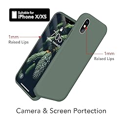 OuXul Case for iPhone X/iPhone Xs case Liquid