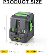Enventor Green Laser Level 25M Cross Line Self Leveling 2 Lines IP54 Magnetic view 8