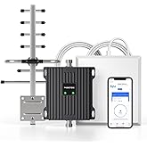Home Cell Phone Signal Booster for Canada - Supports Band 4 Band 5 | Up to 4,500 Sq Ft | Boost 5G 4G LTE Signal | 65dB Cellul