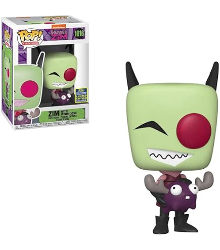EN STOCK - FUNKO POP! RIDES INVADER ZIM ZIM & GIR on THE PIG