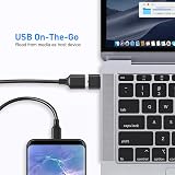 BORLTER CLAMP USB C to USB A Adapter 2 Pack Black USB-C to USB-A OTG view 4