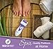Rechargeable Electric Callus Remover & Foot File - Pedicure Tool to Exfoliate Dry Feet & Cracked Heels with Powerful Pumice Stone Rollers & Heel Smoother, Callous Shaver & Sander for Women & Men