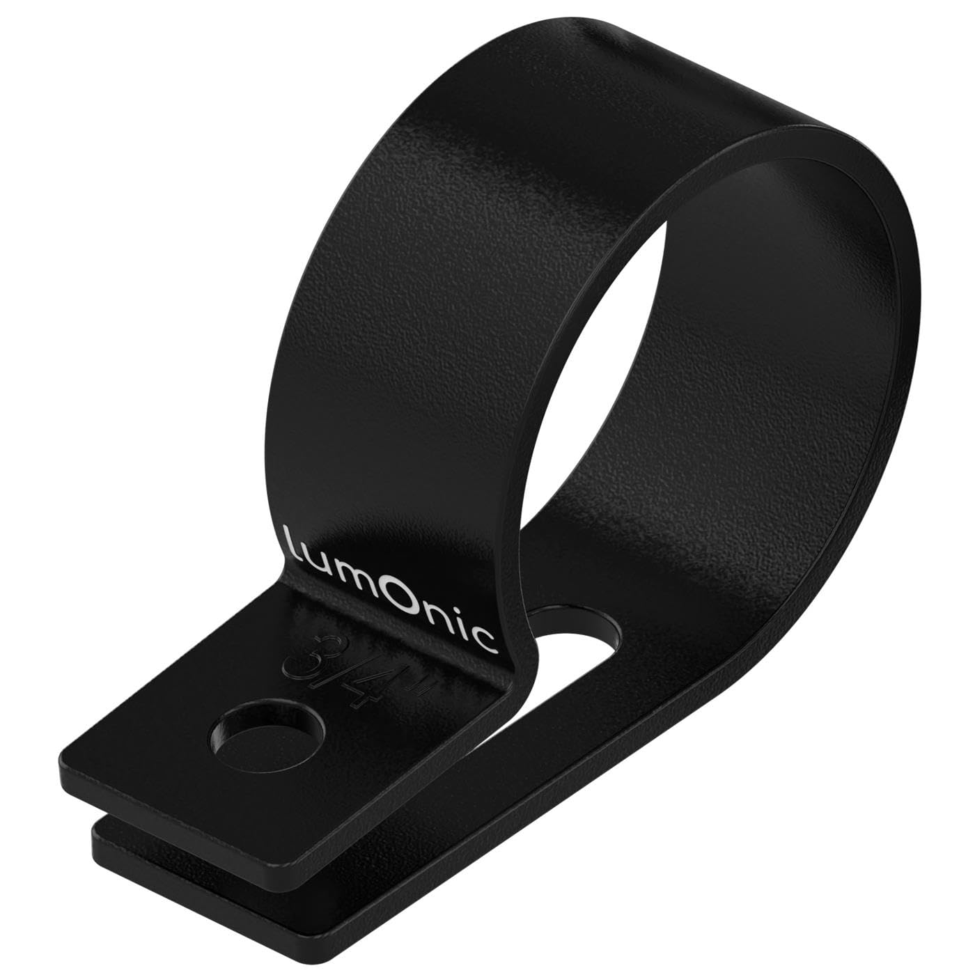 100x P-Clip for Cable 19mm Black Nylon Cable clamp Cable Fixation Chassis Clamps โ image 1