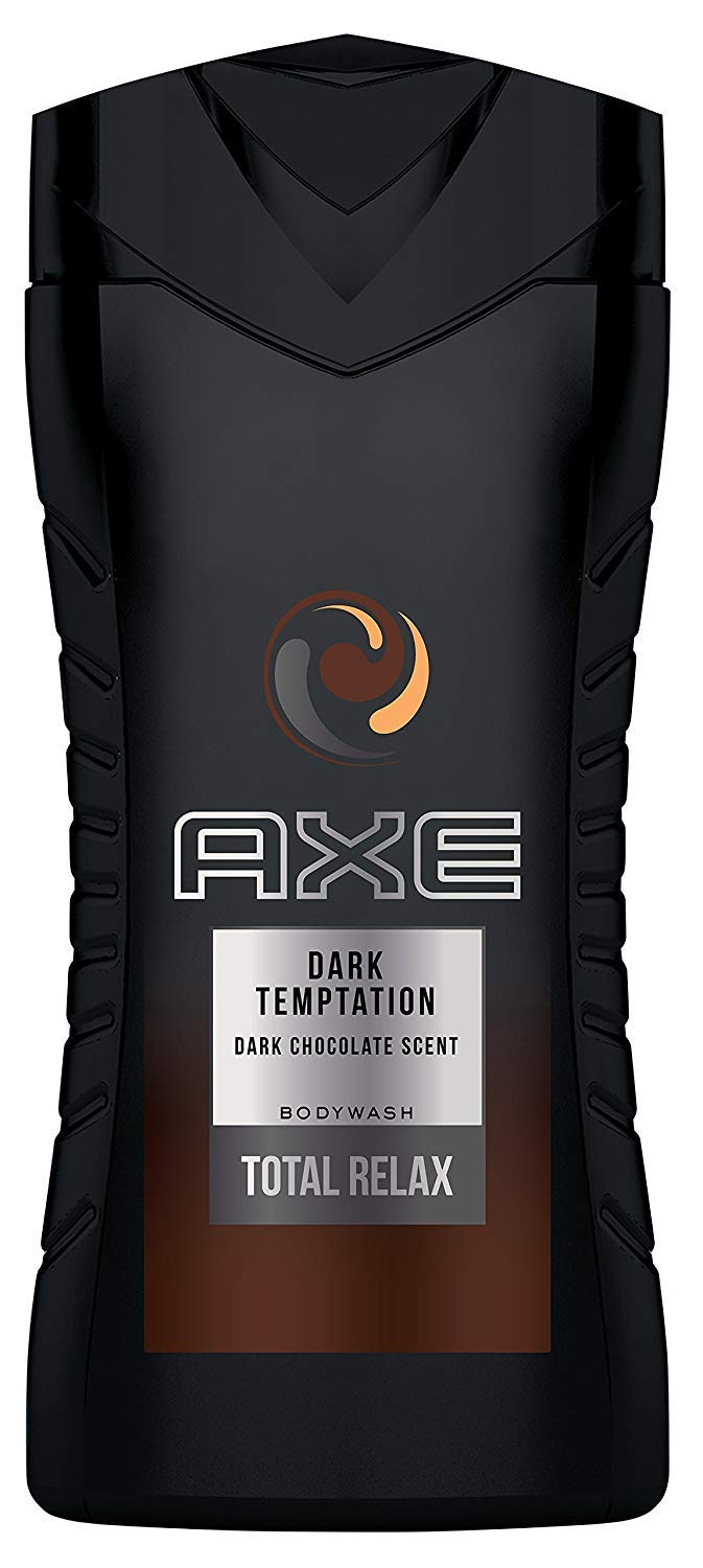 Axe Dark Temptation 3-in-1 Shower Gel & Shampoo for All-Day Freshness, Irresistible Fragrance and a Pleasant Shower, Dermatologically Tested 250 ml