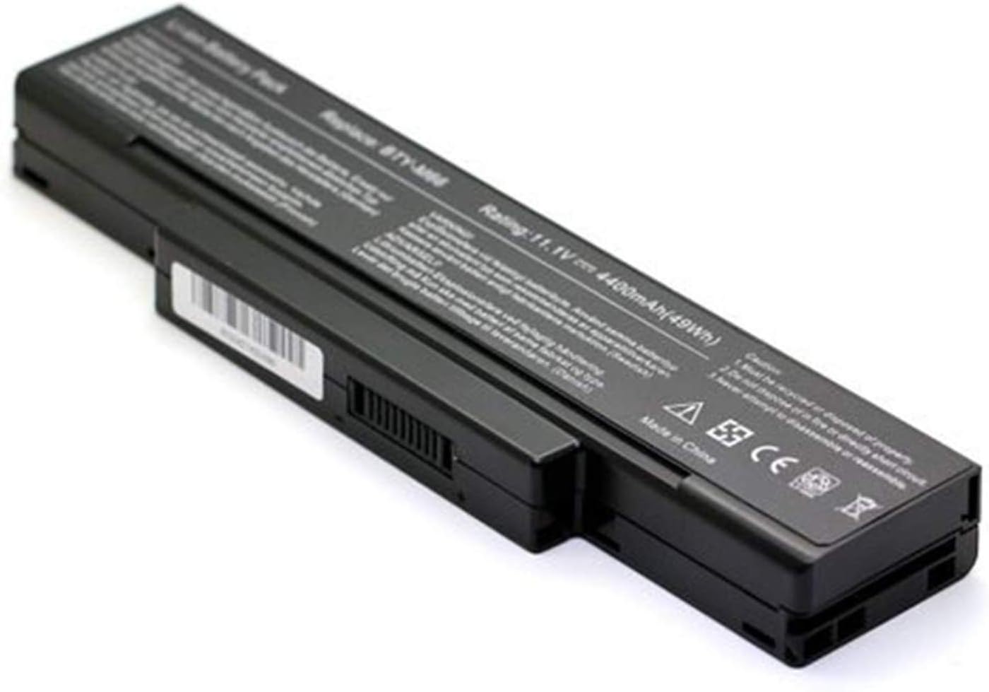 Hubei 11.1V 4400mAh BTY-M66 Replacement Battery for MSI CR400 CR400X CR420 CR420X CX410 CX420 CX420MX CX420X EX400 EX400X EX410 EX460 EX460X EX465 EX465X EX600 EX600X EX610