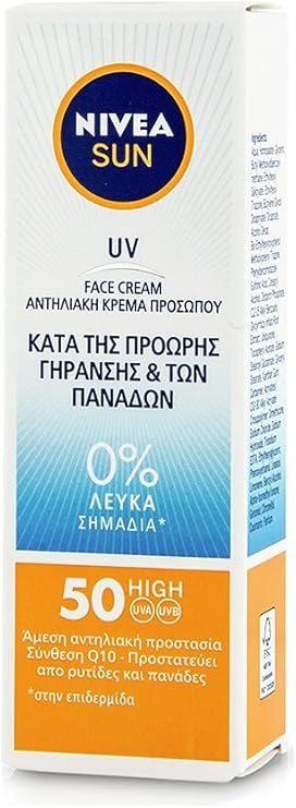 nivea sun face anti age & anti pigments cream spf30