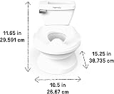 Ingenuity My Size Potty Pro Baby Toilet 18 Months Plus White view 9