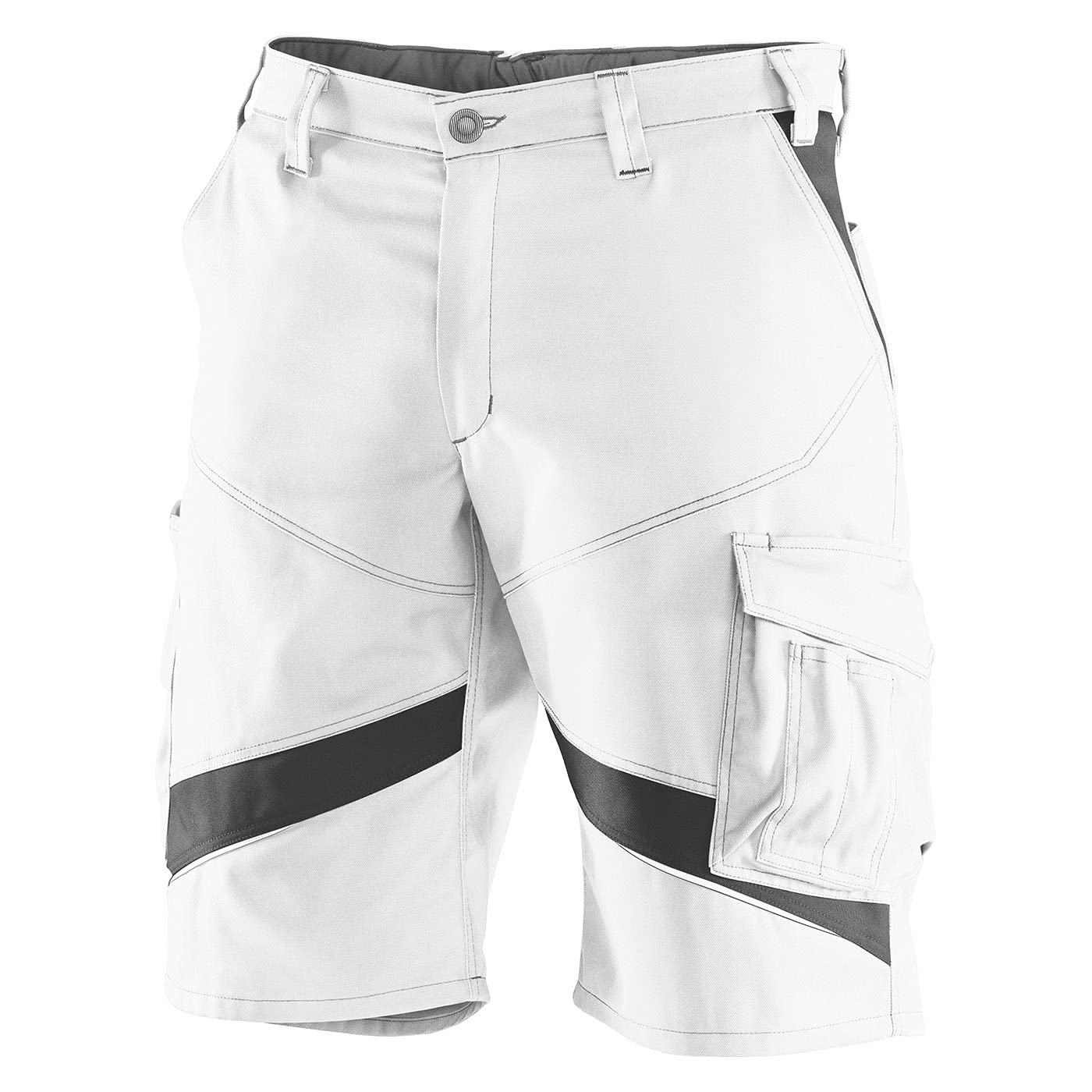 Kubler 24505365-1097-40 Size 40 "Activiq" Shorts - White/Anthracite