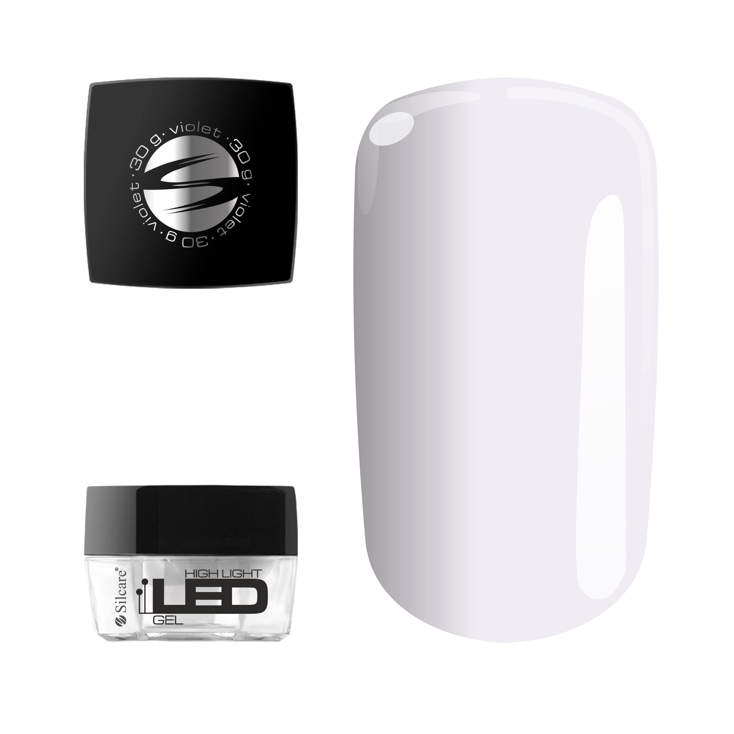 Silcare High Light Led Gel Violet 30g clear — image 1