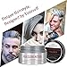 BMK Hair Color Wax Matte Hairstyle Pomades Disposable Temporary Modeling Natural Hair Styling Wax for Party, Cosplay, Nightclub, Masquerad, Halloween etc (Grey)