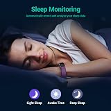 Runlio Fitness Tracker Heart Rate Monitor 14 Sports IP67 Waterproof 2026 Version view 4