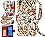 Z2 Case,Sony Z2 Case,Sony Xperia Z2 Wallet Case,Case Cover For Sony Z2,Coddycase Leopard Print PU Leather Book Style Flip Leather Wallet Case Cover For Sony Xperia Z2 D6503