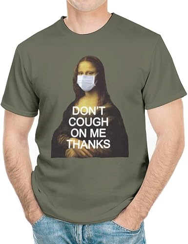 Amazon Com Don T Cough On Me Stay Away From Coronavirus Novelty Shirt For Men White2 2x Large Army Green Clothing